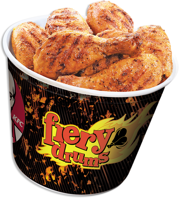 Kfc Fire Grilled Chicken (598x659), Png Download