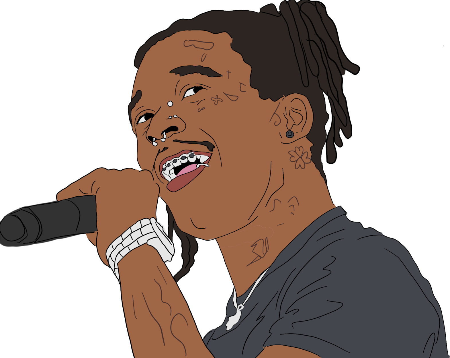 Lil Uzi Graphic - Lil Uzi Vert (1662x1246), Png Download