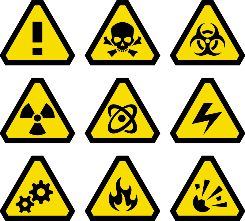 Medium Image - Warning Signs (800x723), Png Download