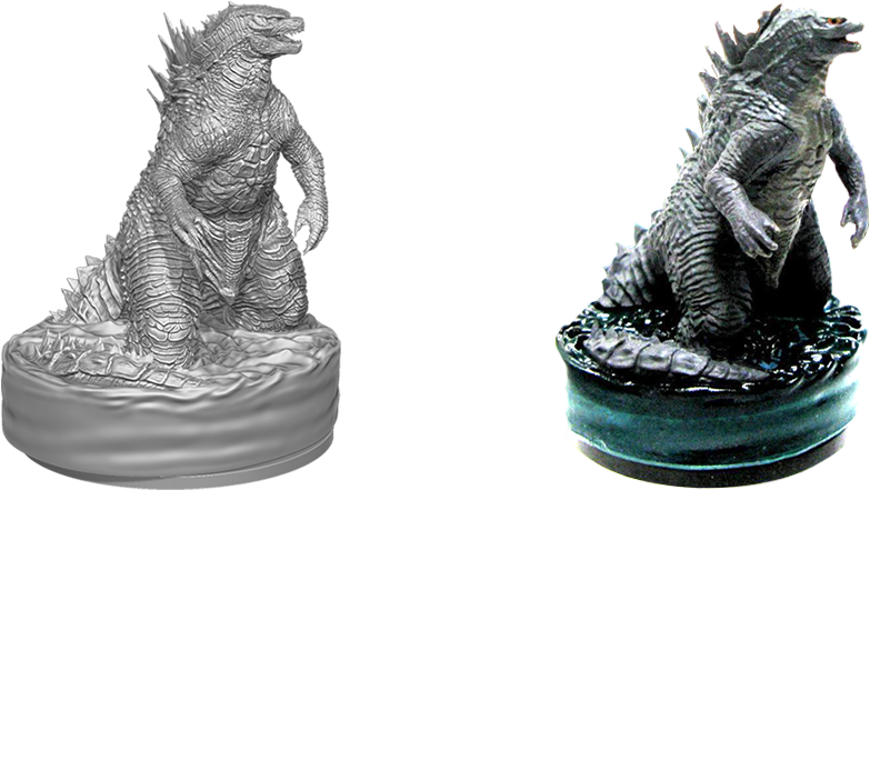Godzillawater2014-main - Neca Godzilla 2014 Movie Series 1 Godzilla ( (1920x897), Png Download
