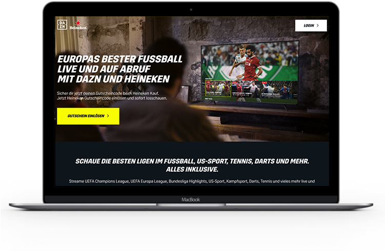 Dazn-heineken (750x563), Png Download