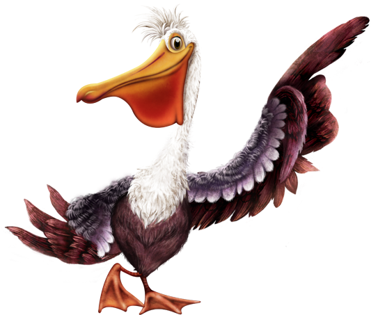 Pelican Png Clipart - Pelican Png (557x478), Png Download