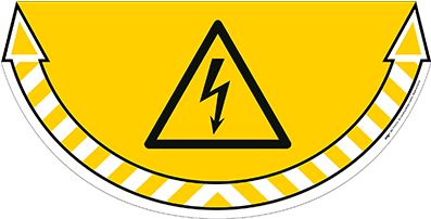 (7436) Jalite High Voltage No Entry For Unauthorised (396x396), Png Download