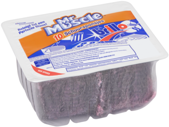 Muscle Brillo Schuursponsjes - Brillo Soap Pads (360x360), Png Download
