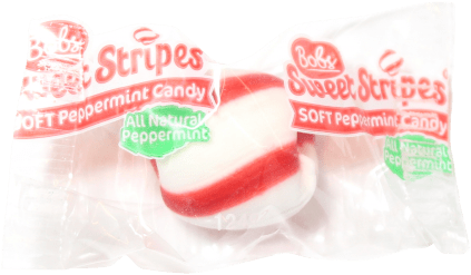 Bob's Sweet Stripes Soft Peppermint Candy - Sock (1350x900), Png Download