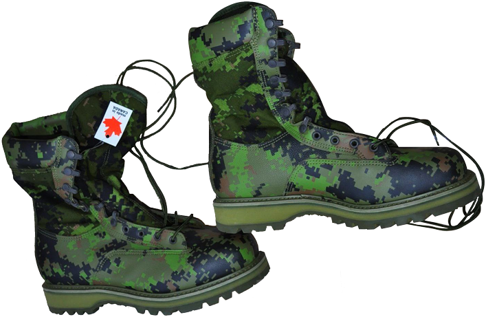 Canadian Military Extreme Cold Weather Boots - Cadpat Boots (707x461), Png Download