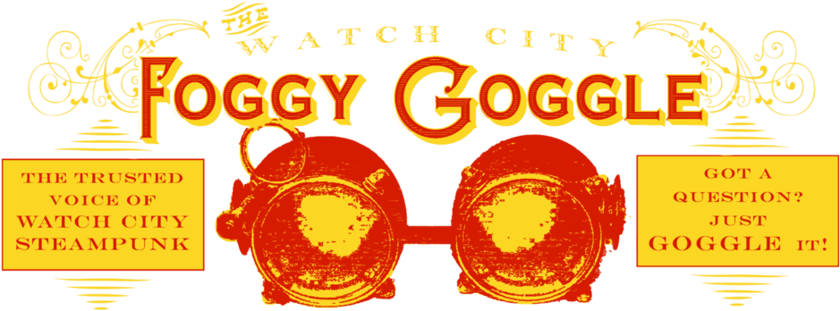 Foggy Goggles - Watch City Steampunk Festival (1000x403), Png Download