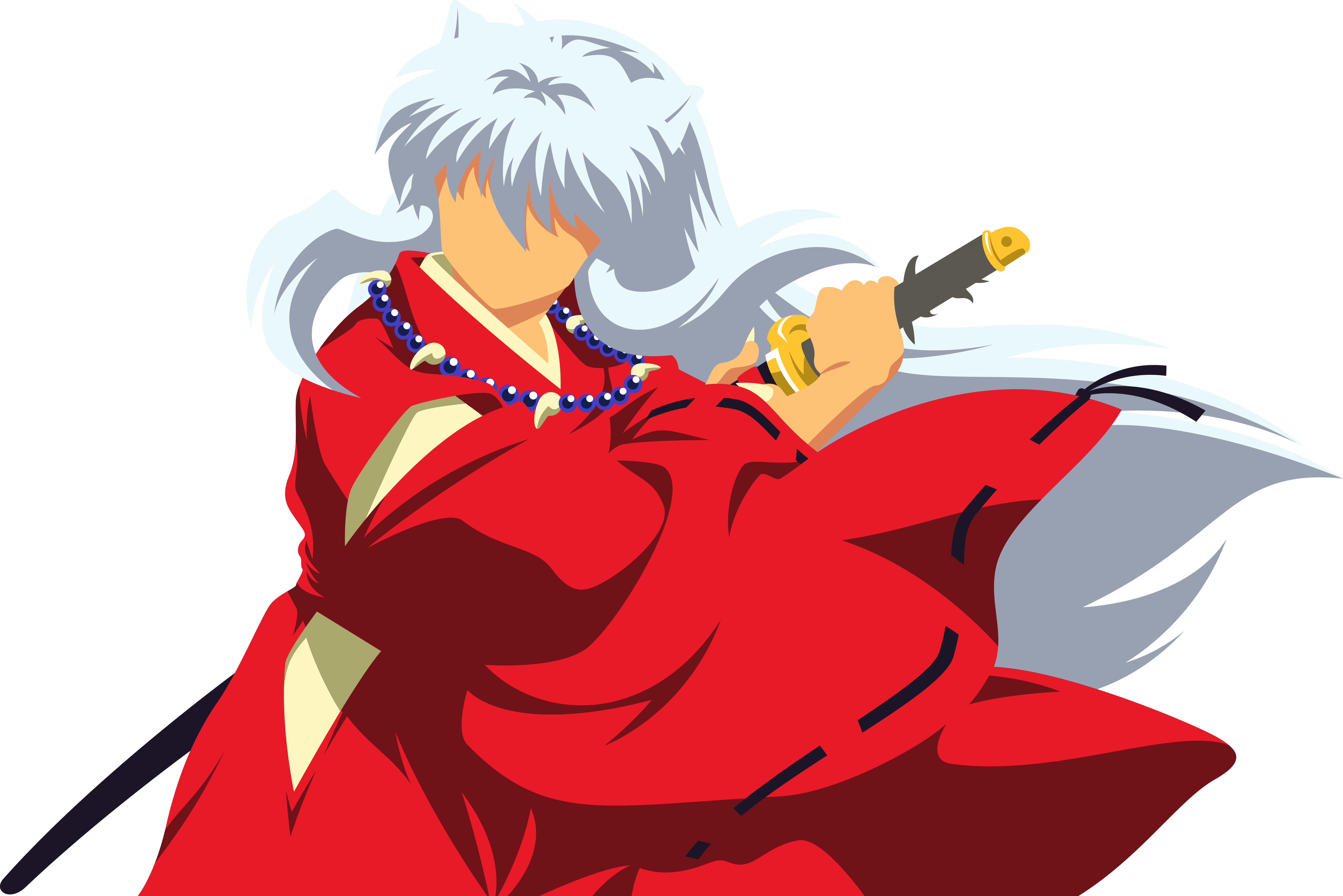 View Inuyasha , - Inu-yasha Poster #4342 (7492x5000), Png Download