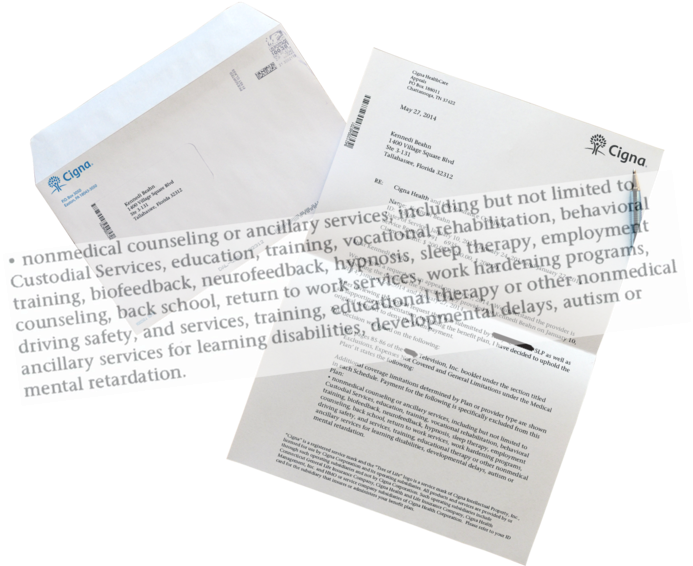 Kennedi Beahn Cigna Mental Retardation Letter 1080p - Brochure (800x600), Png Download
