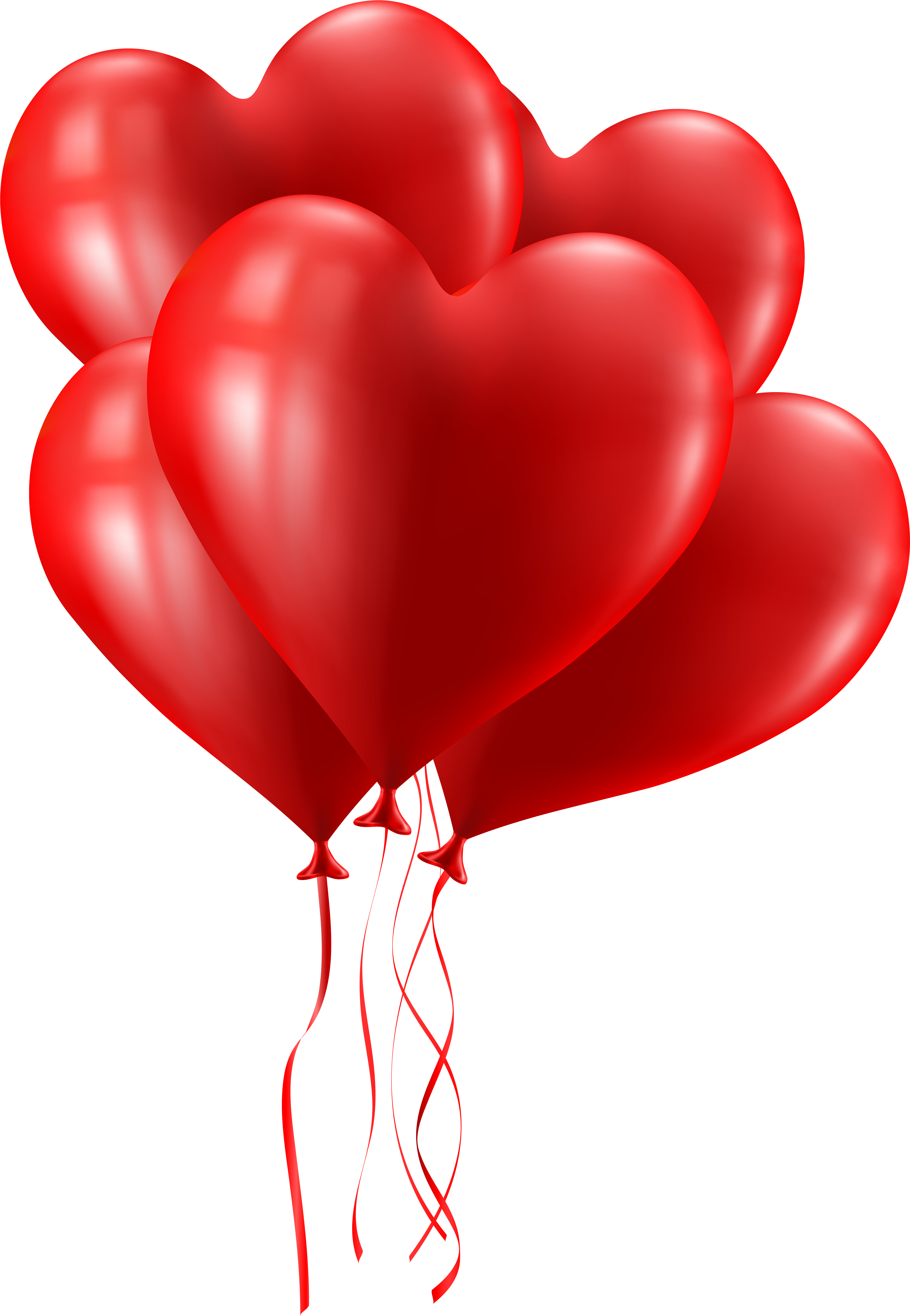 Valentine's Day Heart Balloon (5521x8000), Png Download