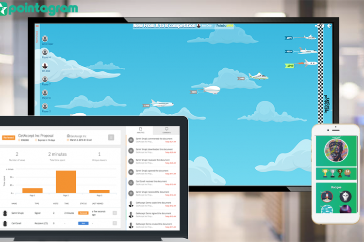 Getaccept Gamification Pointagram - Pointagram (750x500), Png Download