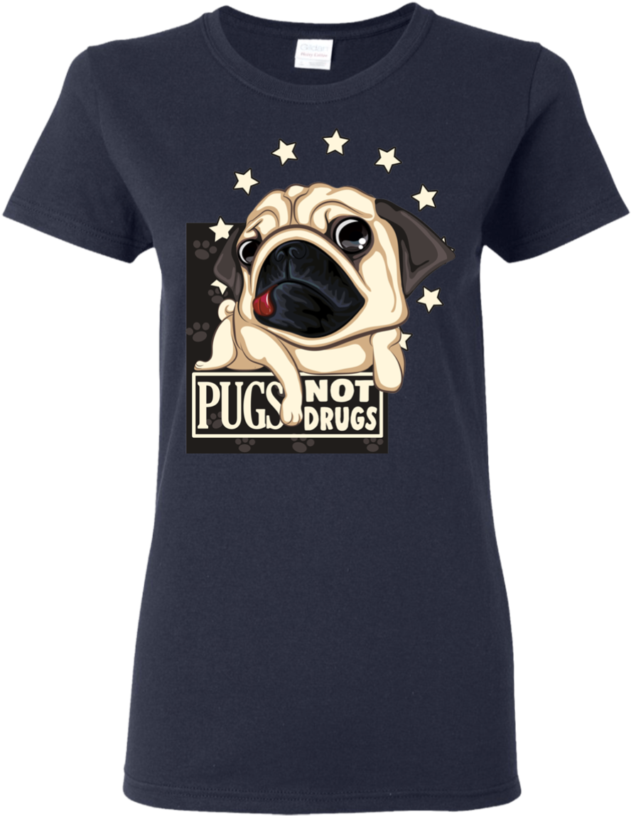 Lovely Black Gift For Collection Dog T Shirt Pugs Not - Bad Dog Pug Pet Gift For Dog Lover T Shirt (1155x1155), Png Download