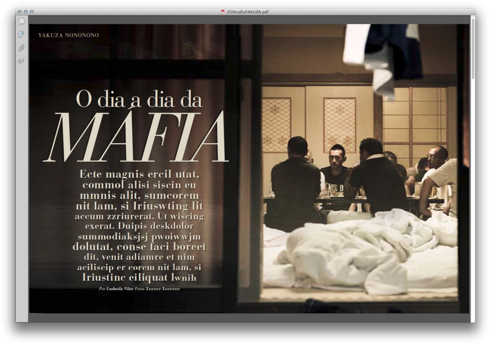 Yakuza In Marie Claire Brazil - Yakuza (1000x706), Png Download