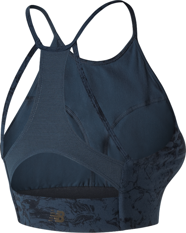 Women's Print Evolve Halter Crop Bra - Sports Bra (638x800), Png Download