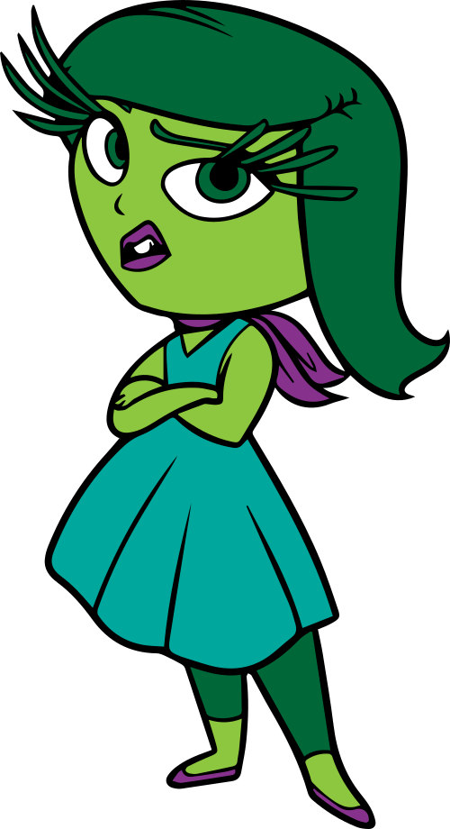 Disgust, Disgust - Inside Out (500x920), Png Download