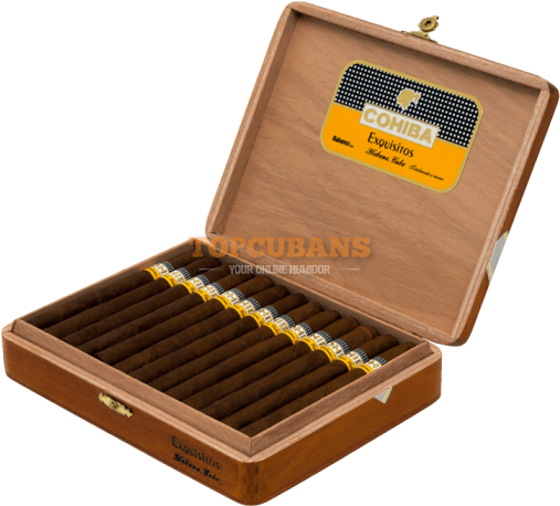 Cuban Cigar Png Png Library - Cohiba Exquisitos Box Of 25 (560x560), Png Download