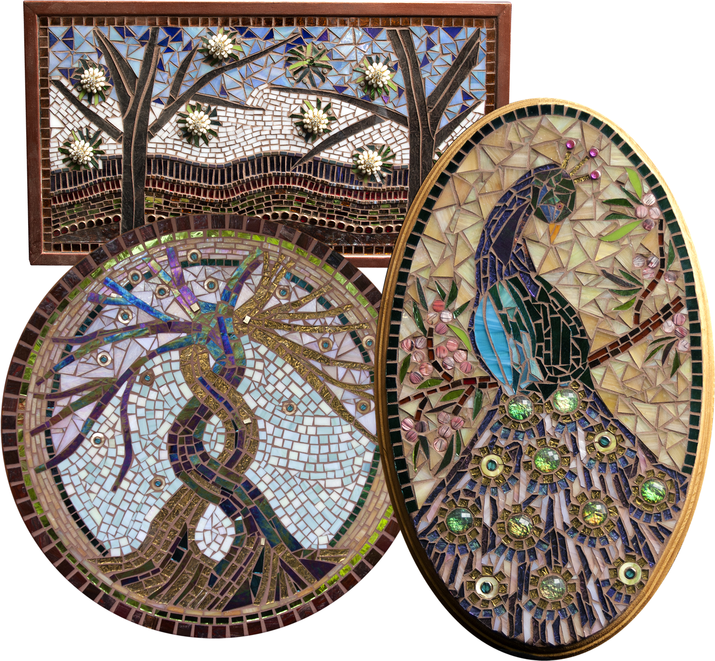 If You Want A Beautiful Piece Of Unique Mosaic Art - Mosaic (1528x1523), Png Download