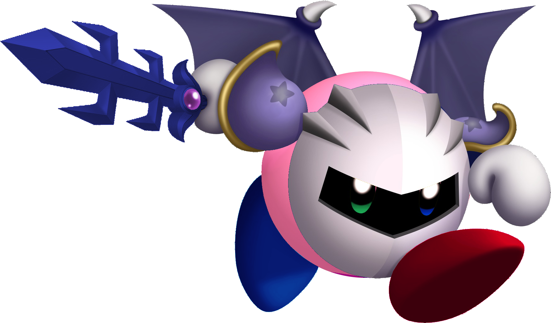 Meta Knight - 별 의 커비 메타 나이트 (1822x1078), Png Download