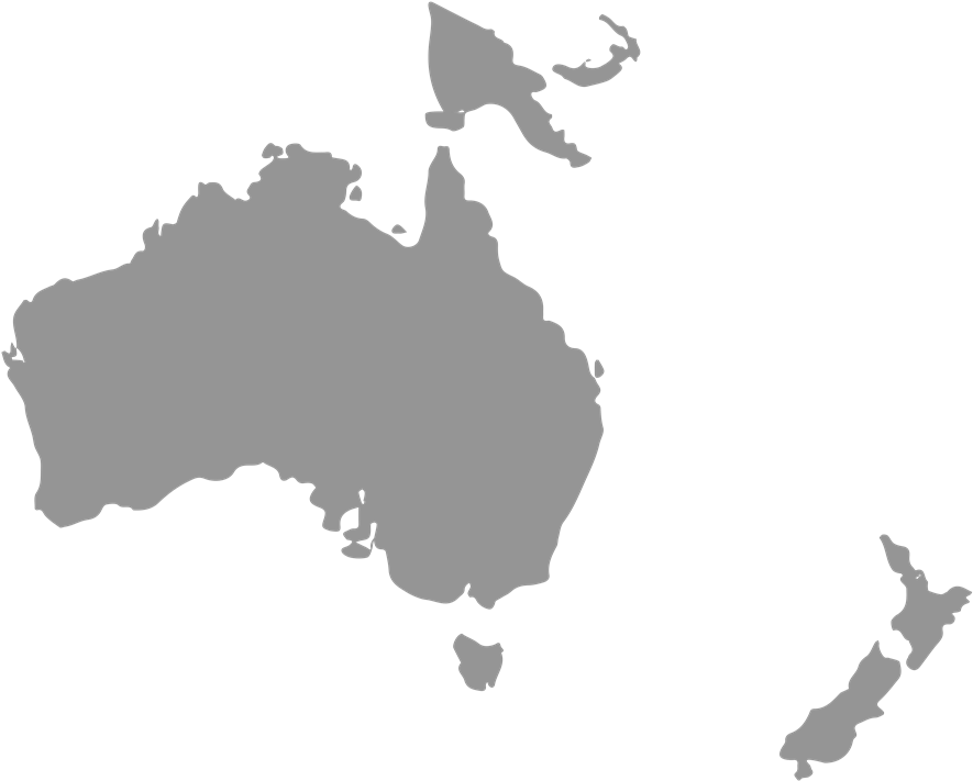 Oceania - Western Central Pacific Ocean (1000x1000), Png Download