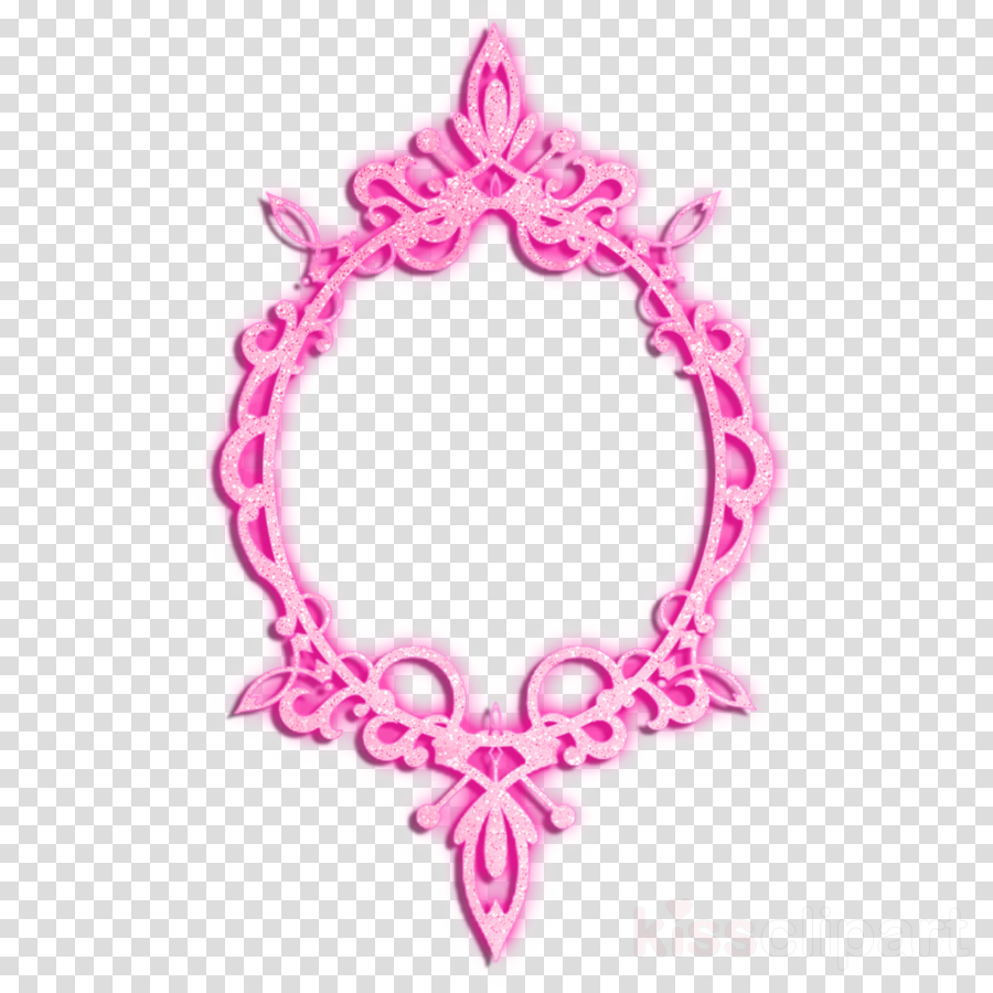 Pink Glitter Frame Png Clipart Clip Art - Pink Glitter Frame Png (900x900), Png Download