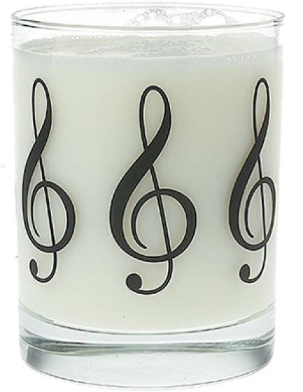 Music Note Tumbler - Treble Clef (600x600), Png Download