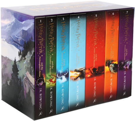 Harry Potter Set Box (528x600), Png Download