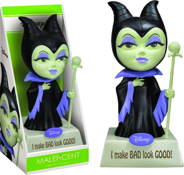 Sleeping Beauty - Maleficent Wisecracks Vinyl Figure (600x571), Png Download
