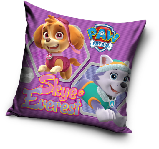 Paw Patrol Skye Everest Pink Cushion Cover 40x40cm - Povlak Na Polštářek Tlapková Patrola - Růžový (640x640), Png Download