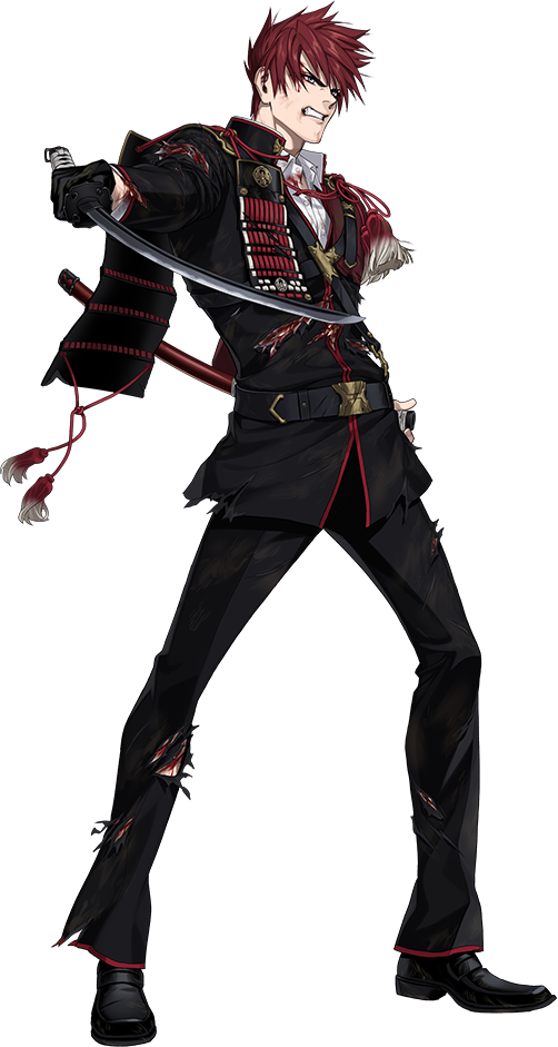 大包平 Gray Eyes, Fire Emblem, Katana, Touken Ranbu, - Touken Ranbu Ookanehira (502x941), Png Download