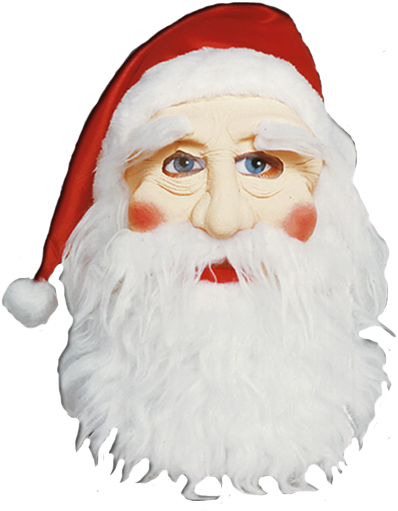 Máscara Papai Noel - Mascara De Papai Noel (600x600), Png Download