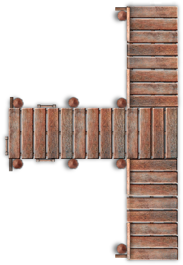 Wooden Bridge Png Image - Pier Png (800x890), Png Download