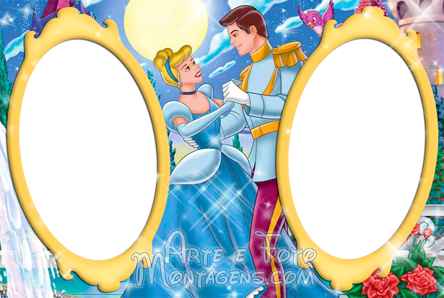 Montagem Para Fotos - Disney Birthday Frames Png (898x602), Png Download