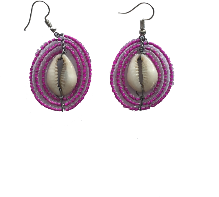 Seashells - Earrings (1024x1024), Png Download