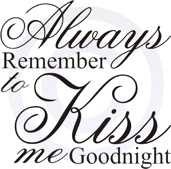 Vectors Kiss Me Goodnight - Kitchen Is Heart Of The Home (569x569), Png Download