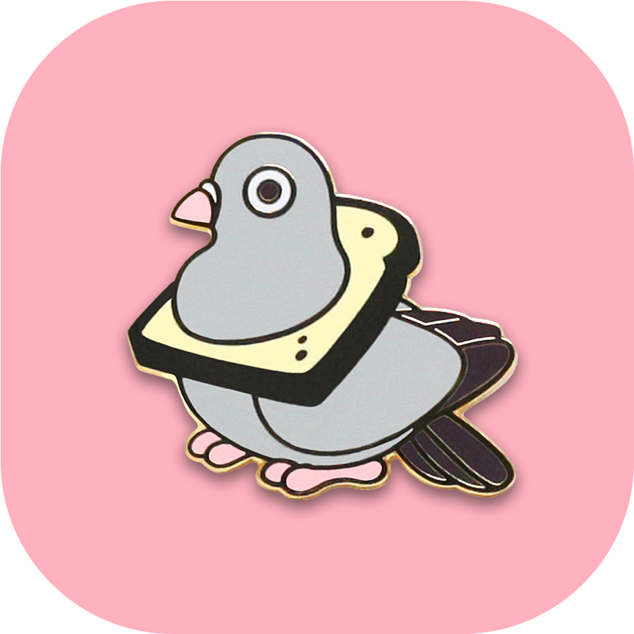 Bread Pigeon (1000x1000), Png Download