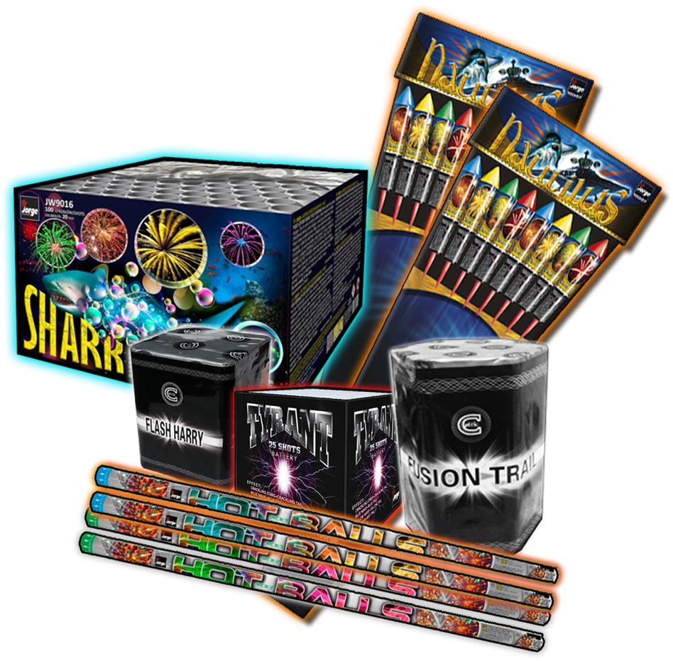 2x Hot Balls Brocade Crown - Artificii Rachete (1000x1000), Png Download