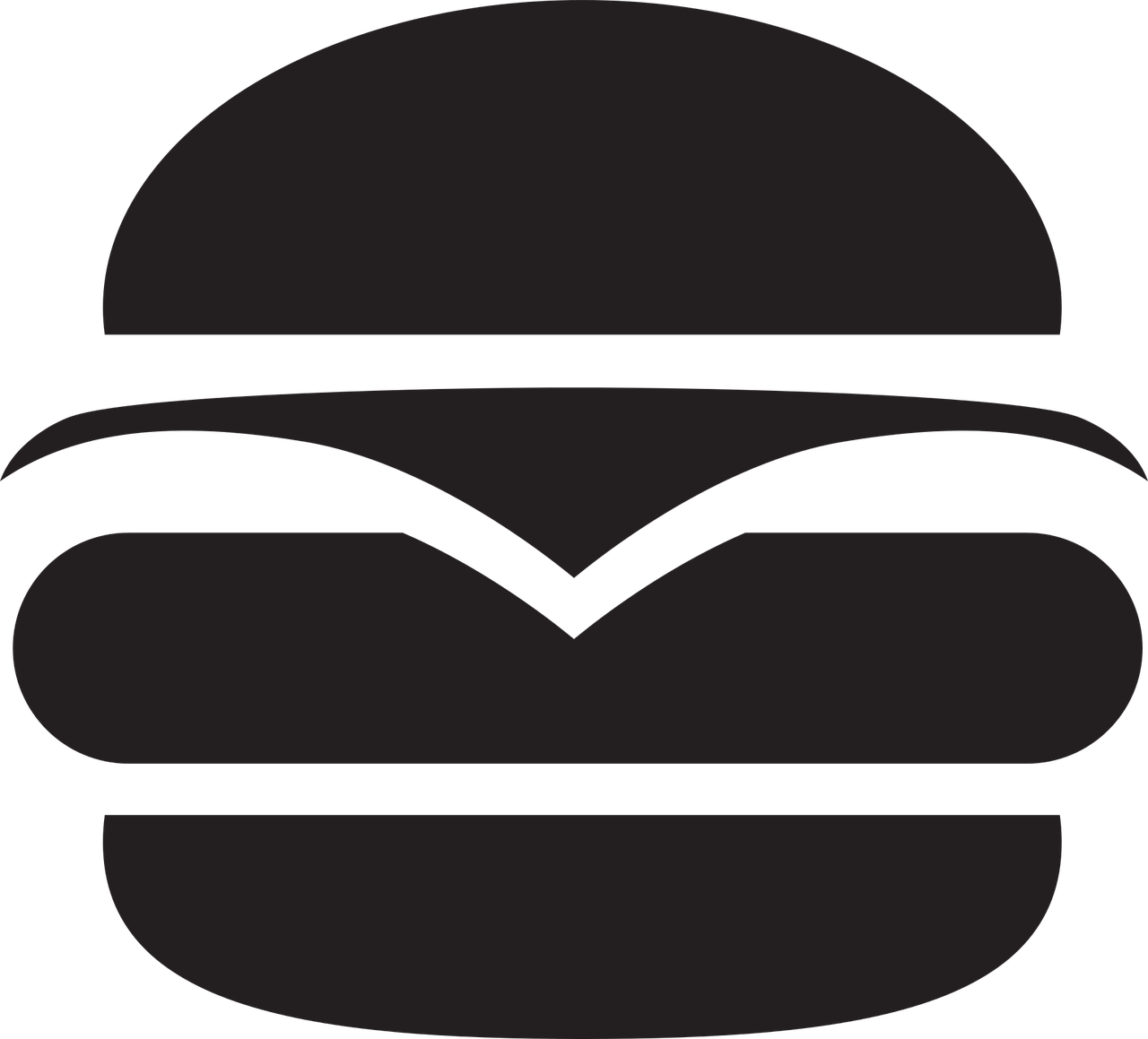 Burger Food Meat Fast - Hamburguesa Logo Png (1280x1159), Png Download