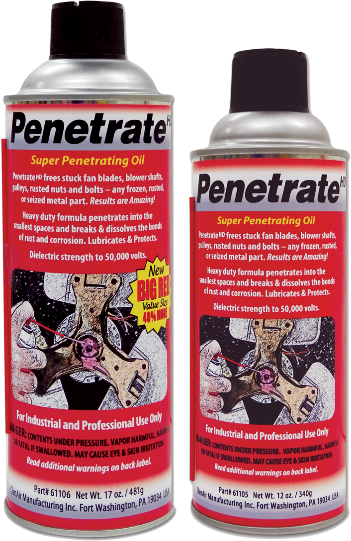 Penetrate Hd - Nu-calgon 61105 Lubricating Oil,can,12 Oz. (900x1200), Png Download