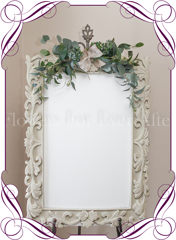 Silk Artificial Australian Gum Foliage Wedding Event - Bridesmaid Peony And Roses Bouquets (608x822), Png Download