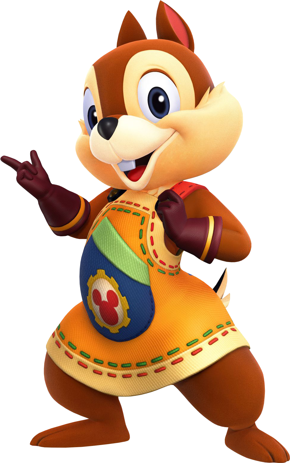 Chip - Dale - Kingdom Hearts Iii (1095x1669), Png Download