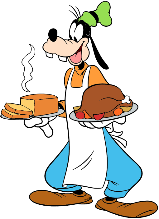Dale Thanksgiving Pluto Thanksgiving Goofy Thanksgiving - Disney Thanksgiving (510x705), Png Download