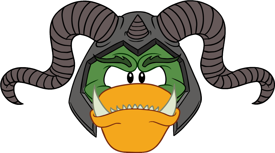 Horned Ogre Head Icon 1695 - Club Penguin Ogre (1160x647), Png Download