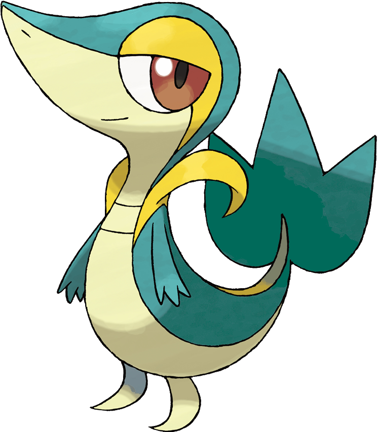 495 Snivy Bw1 Shiny - Grass Type Pokemon Starters (746x853), Png Download