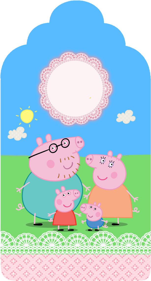 Tag Peppa Pig Png Png Peppa Pig Tag - Peppa Pig (668x1181), Png Download