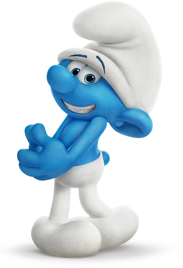 Busy Weekend Days - Smurfs Hd (620x906), Png Download