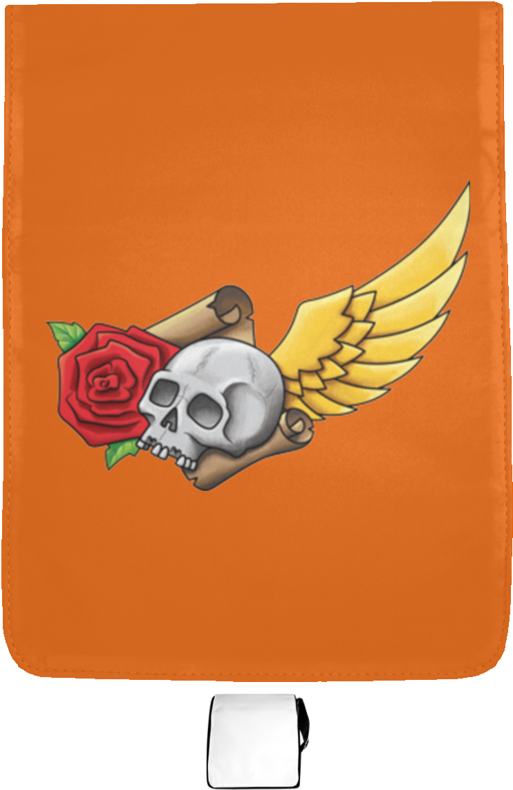 Black With Full Color Printed 100% Polyester Flap - Illustration (1155x1155), Png Download