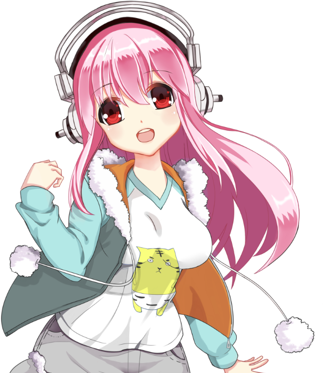 Sonico - Moe Girl Cafe 2 (754x900), Png Download
