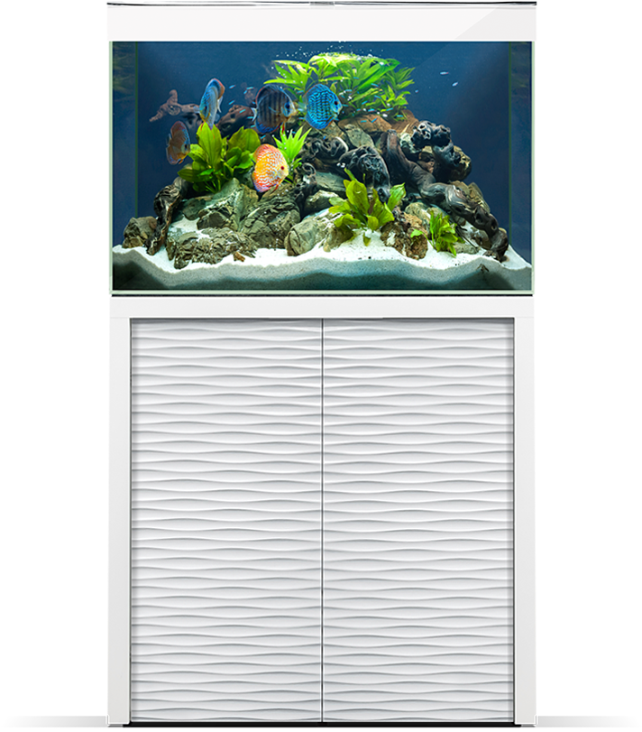 Emotions One - Ciano - Emotions Nature One 80 Aquarium Black (152l) (890x1000), Png Download