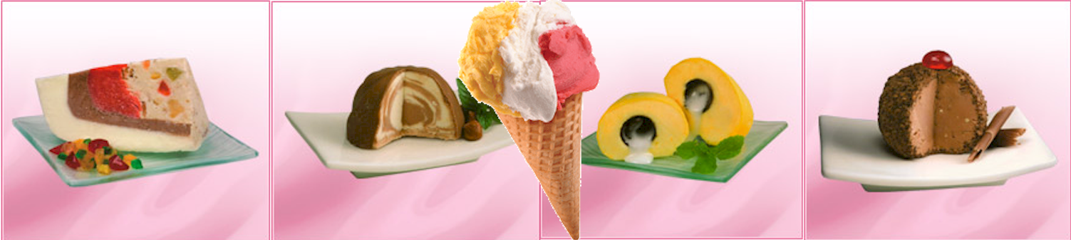 Gelato - Italian Gelato In A Cone (1503x337), Png Download