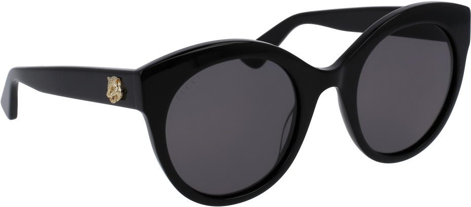 Gucci Glasses Png - Gucci Sunglasses 2017 Black (1000x560), Png Download
